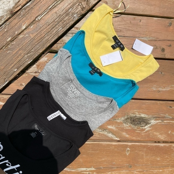 Crop Top Bundle - 5 Cropped T-Shirts - Picture 4 of 8